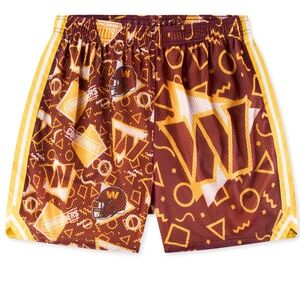 NEW Men's Washington Commanders Chubbies Burgundy Mesh Shorts size: Medium